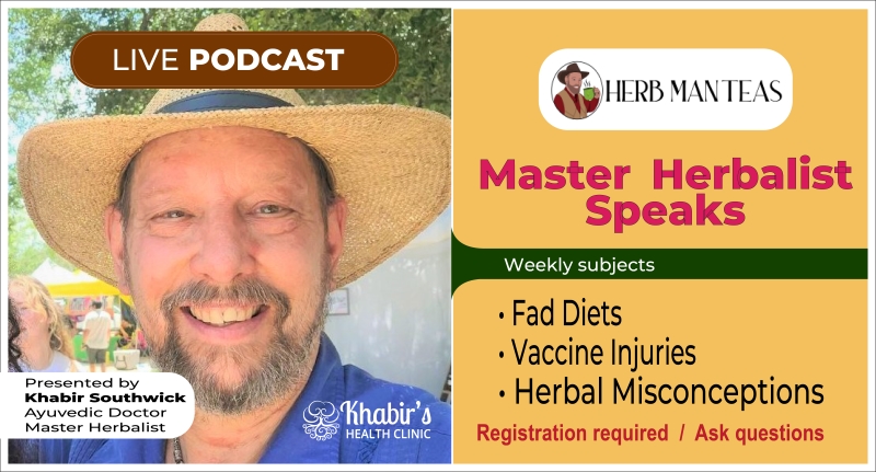 Live Podcast: Master Herbalist Speaks (episode 4) 