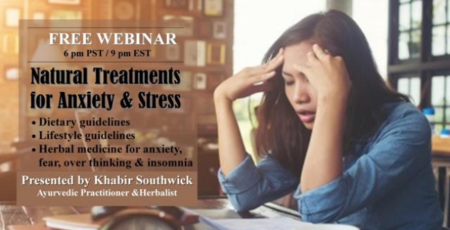 Webinar: Natural Treatments for Anxiety & Stress