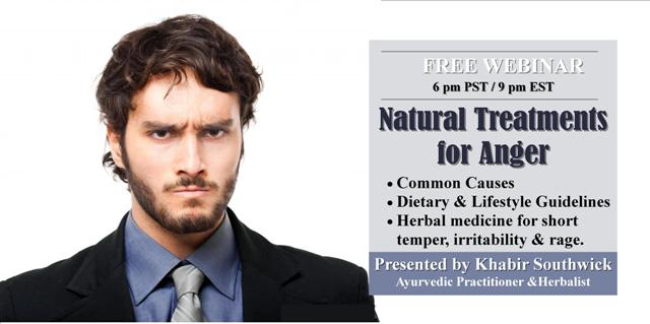 Webinar: Causes & Natural Treatments for Anger