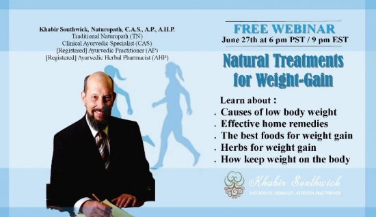 Webinar: Treatments for being Underweight & Weight-Gain