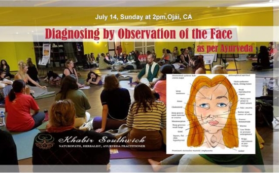 Free class: Diagnosing by Observation of the face as per Ayurveda 