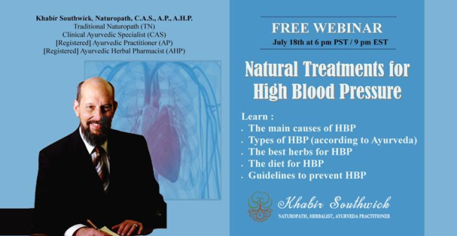 Webinar: Natural Treatments for High Blood Pressure