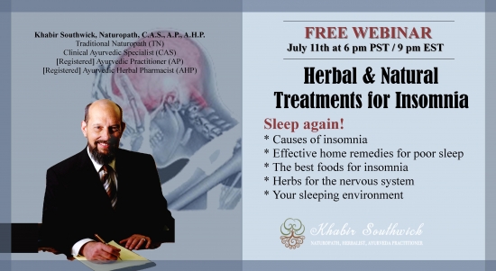 Webinar: Herbal & other Natural Treatments for Insomnia